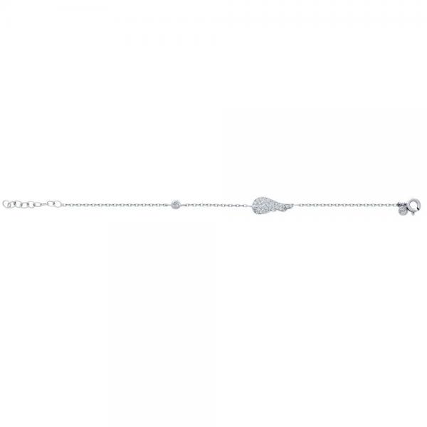 Bratara eleganta din argint 925 cu aripa - Be Protected [2]